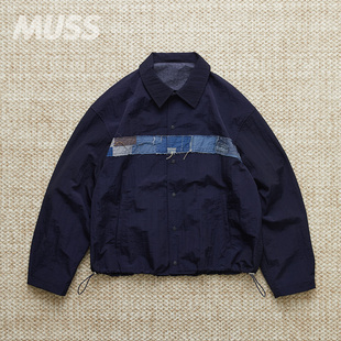 NYLON INDIGO KUON 25SS JKT 日产贴布翻领教练夹克 COACHES 现货