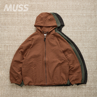 JACKET 现货 PLAID NORTHSIDE 格纹泡泡纱户外夹克外套 GRAMICCI