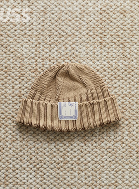 现货 THE H.W.DOG&CO. RC WATCH 日产复古粗织贴标做旧冷帽针织帽