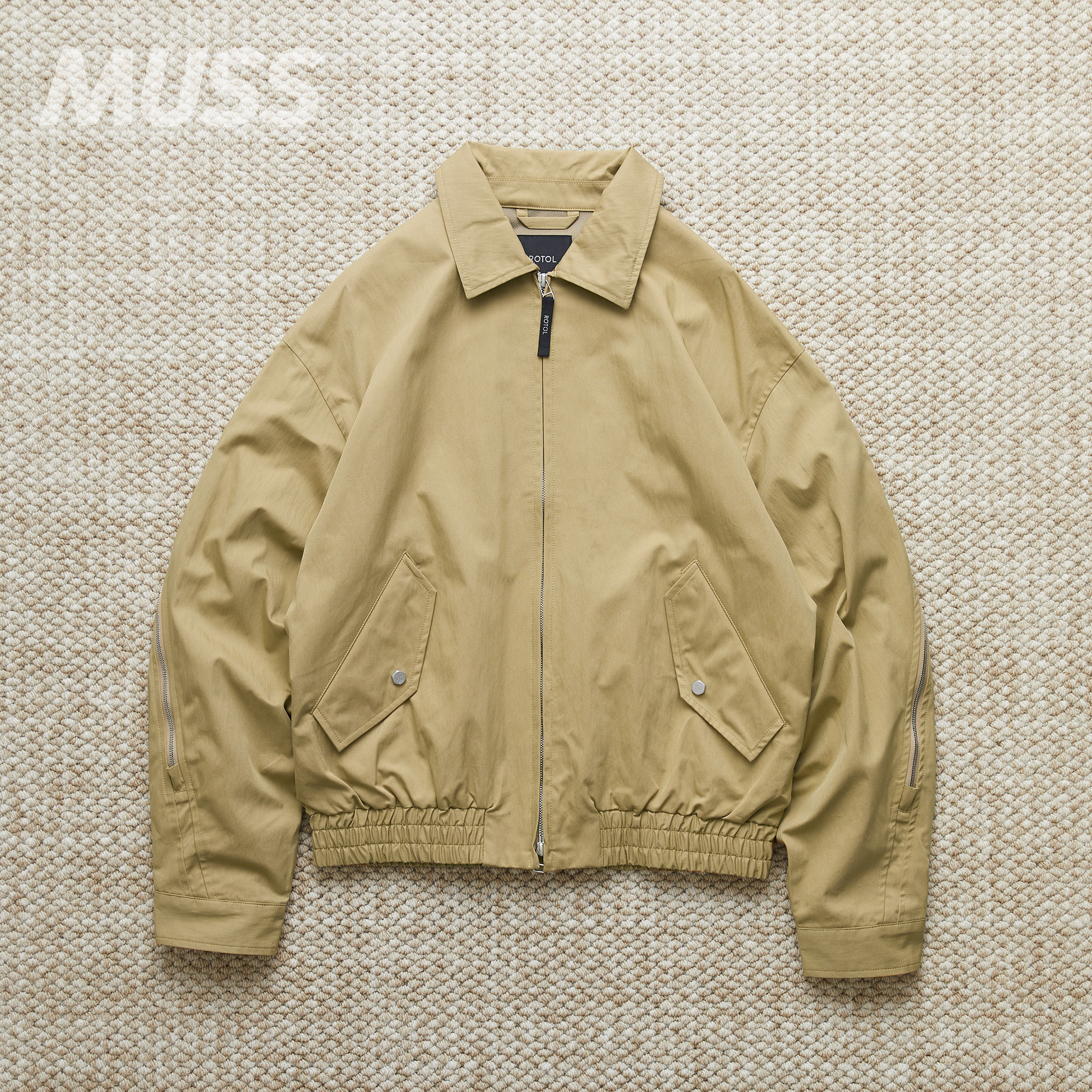 现货 ROTOL TORNADO ZIP BLOUSON 户外机能拉链廓形夹克外套