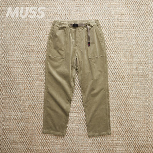 GRAMICCI复古灯芯绒休闲锥形裤