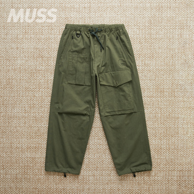 WFELD复古军事多口袋工装长裤