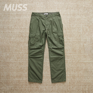 裤 现货 25AW TROUSERS日产棉缎做旧打褶工装 NONNATIVE TROOPER