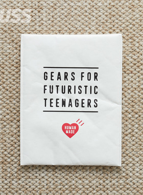 现货 HUMAN MADE PC/TABLET SLEEVE 14 INCH 牛皮纸笔记本保护收纳包