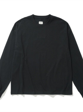 Army Logic 24FW 秋冬季长袖T恤男时尚简约字母印花圆领宽松打底