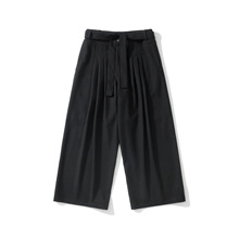 Army Logic 25FW 秋冬简约系带阔腿宽松休闲长裤