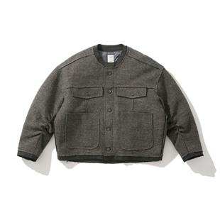 Army Logic 25FW 秋冬工装口袋圆领宽松休闲夹克