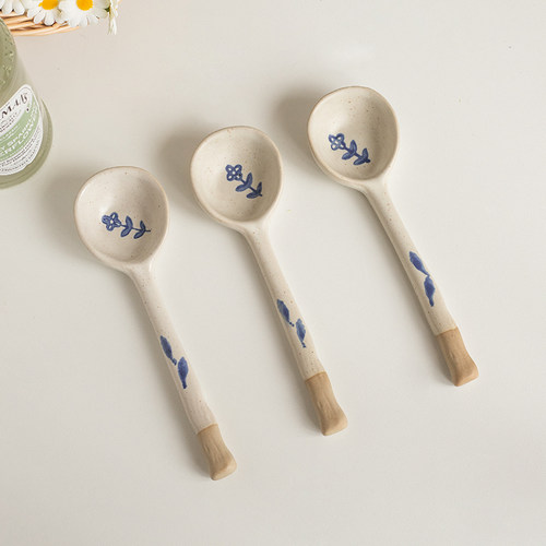 芦苇〖高颜值粗陶勺子〗