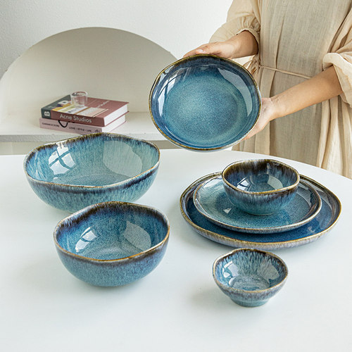 高颜值陶瓷碗盘仪式感餐具