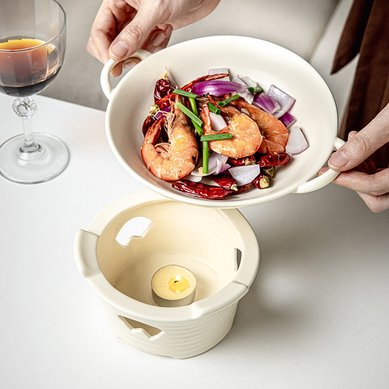 芦苇新款陶瓷干锅套装