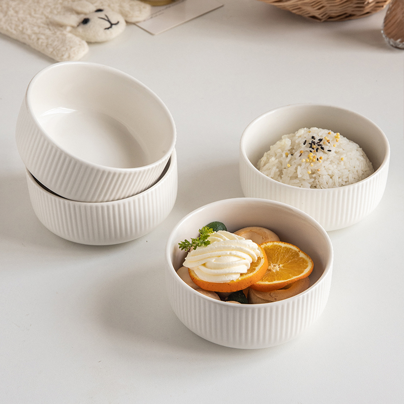 芦苇11.99两个白色陶瓷饭碗