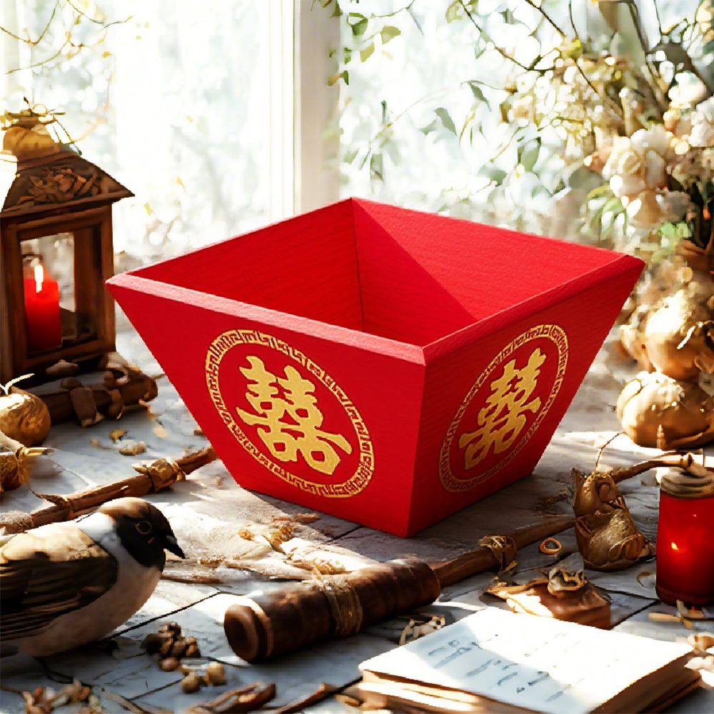 老式米斗升四方实木结婚拜斗聚财家日进斗金摆件香炉木质家用招财,家居饰品,国学摆件,淘宝优惠券,粉丝福利购,淘宝优惠卷