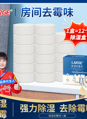 除湿盒防霉块家用室内衣柜书房回南天梅雨季防潮防霉去霉味干燥剂