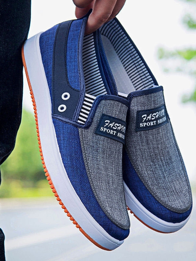 防滑软底舒适透气布鞋男工作鞋