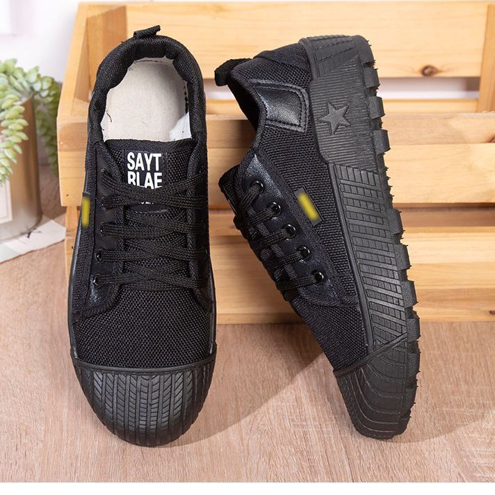 大码解放鞋耐磨军训鞋工地劳保鞋