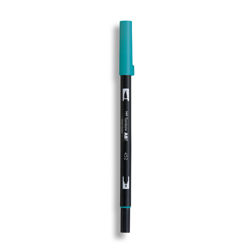 日本Tombow蜻蜓ABT双头水彩笔子弹笔记术推荐用笔设计填色笔软毛笔BRUSH英文艺术字体入门