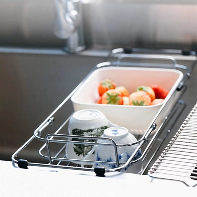 ASVEL日本厨房碗筷伸缩沥水架杯子滤水架沥水篮收纳架水槽置物架,厨房/烹饪用具,水槽置物架,淘宝优惠券,粉丝福利购,淘宝优惠卷