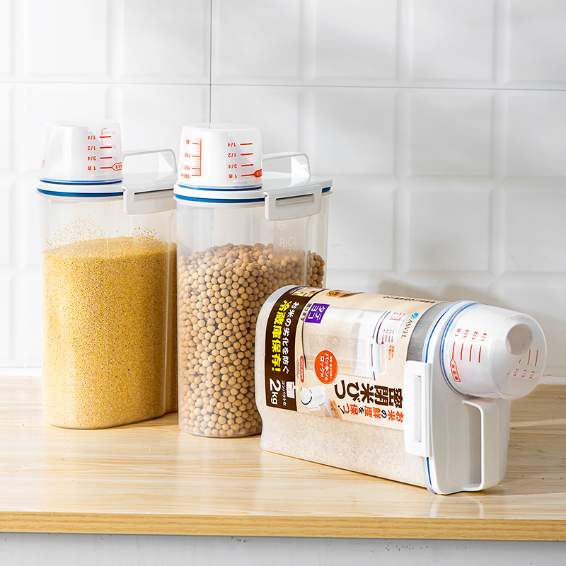 asvel日本密封罐储物食品级塑料