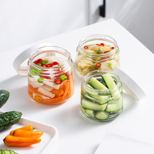 ASVEL玻璃泡菜密封罐食品级家用
