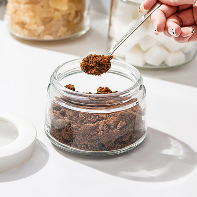 日本asvell玻璃密封保鲜防潮糖罐