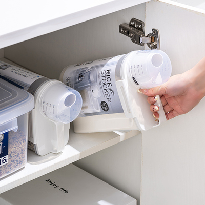 asvel自带计量米杯密封防虫防潮