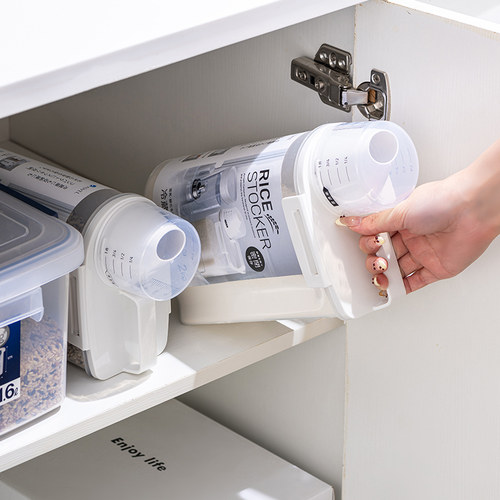 asvel自带计量米杯密封防虫防潮