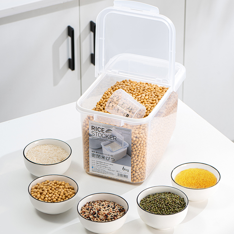 防尘防虫 窄高设计 半开盖 食品PP 大容量