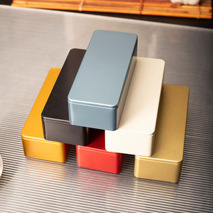 茶叶罐岩茶两泡装长泡茶叶礼盒空盒小铁盒便携红茶品鉴精品包装盒