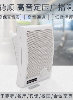 壁挂10W喇叭定压挂式音响