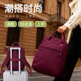 跨境登机包女免托运背包轻便上班通勤耐用防水商务电脑包双肩包男
