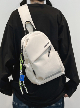 斜挎包男款单肩小背包男士胸包女骑行运动爬山男生平板轻便登山包