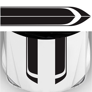 汽车引擎盖贴机盖车头盖赛车运动条纹拉花车贴刮痕划痕遮挡车盖贴