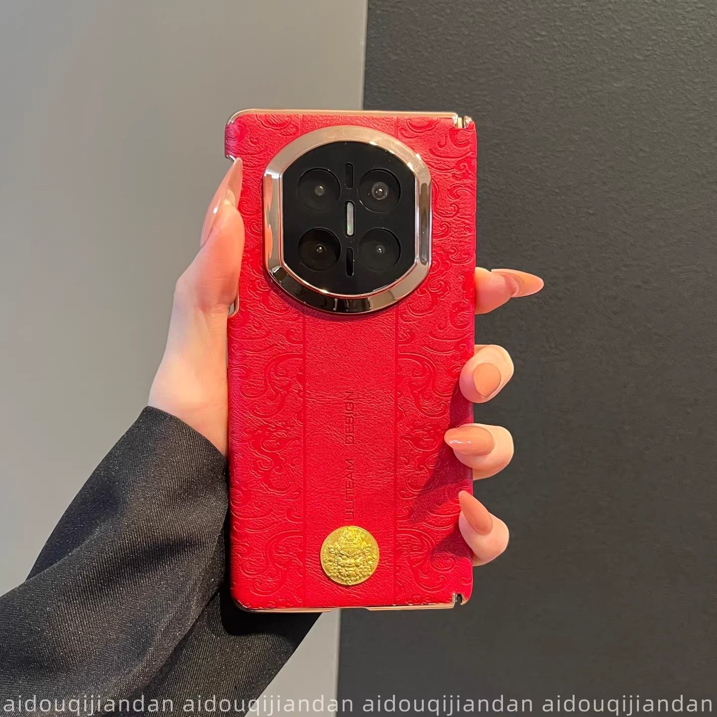 适用华为matex7典藏版手机壳马年2026新款红色新年款国潮中国风浮雕龙纹奢华真皮x6全包中轴防摔保护套x5外壳,3C数码配件,手机保护套/壳,淘宝优惠券,粉丝福利购,淘宝优惠卷