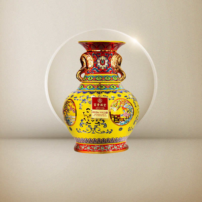 五粮液股份出品 52度五粮液富贵满堂天干地支2.5l浓香型礼盒白酒