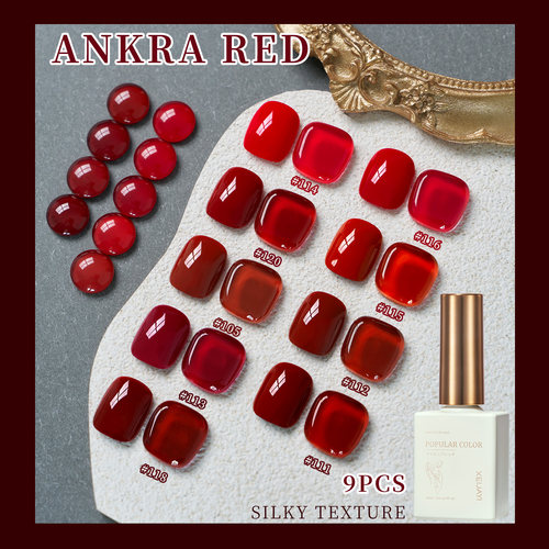 XEIJAYI安可拉红车厘子甲油胶