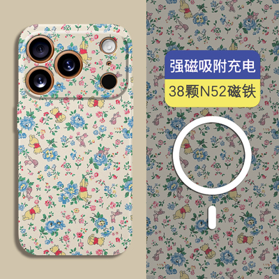 适用iPhone17磁吸夜光全包硬壳