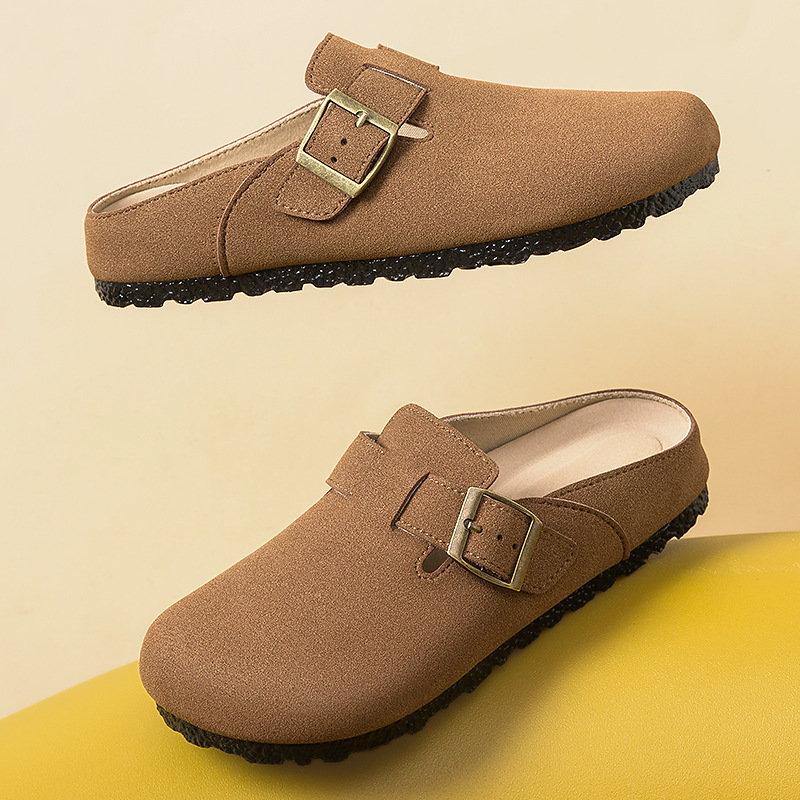 女鞋秋季新款勃肯鞋透气拖鞋软底舒适凉鞋时尚百搭休闲鞋潮流单鞋