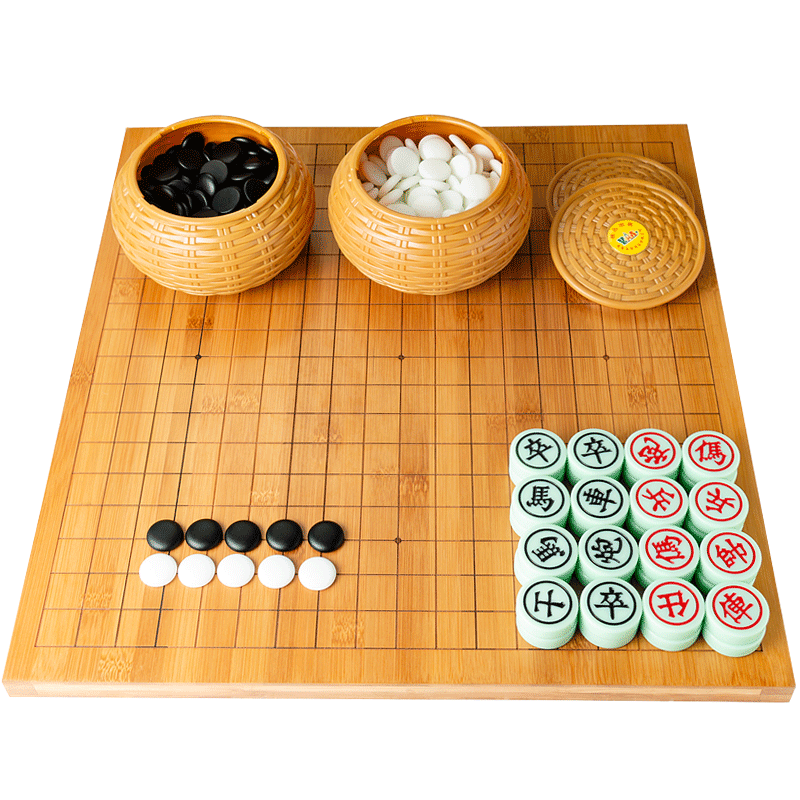 标准套装围棋套装黑白双面云子