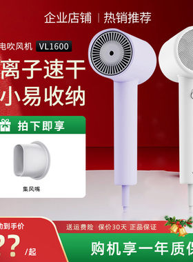VGO吹风机家用负离子护发速干小大功率大风力学生宿舍学校用750W