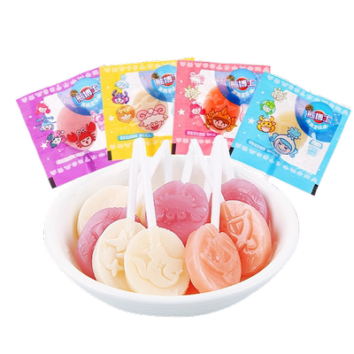 【U先试用】徐福记熊博士星座棒棒糖 6支 混合口味