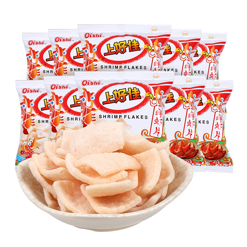 上好佳中国大陆鲜虾片5g*20包