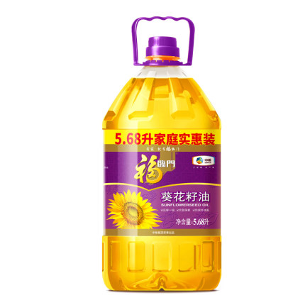 福临门压榨一级葵花籽油 5.68升【qyg】