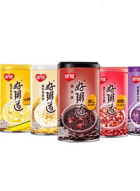 银鹭好粥道 280g*12罐 好粥道混合+桂圆（6口味）【kl】