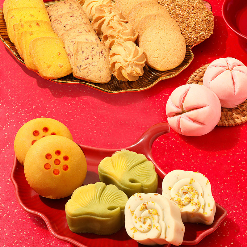 雅觅 纳福 什锦糕点综合礼盒 1.09kg【kl】