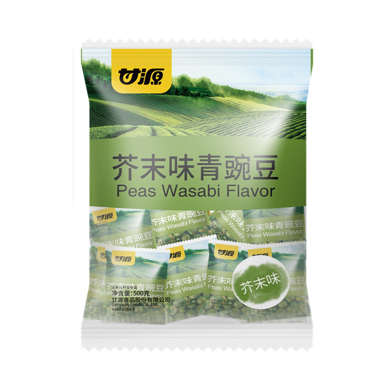 【天猫U先】甘源青豌豆 约500g(约40小包)