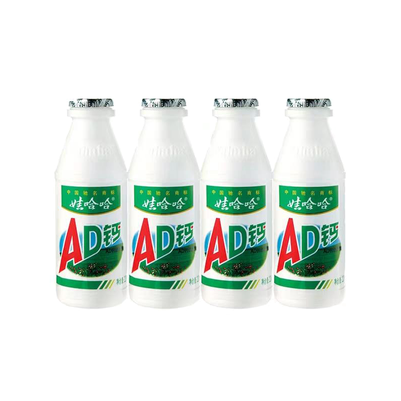 娃哈哈AD钙奶小瓶装 220g*4/8瓶 原味【kl】