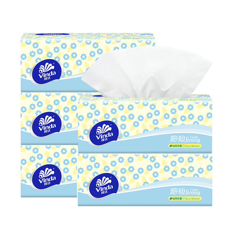 维达细韧抽纸 100抽*5包 u,洗护清洁剂/卫生巾/纸/香薰,抽纸,淘宝优惠券,粉丝福利购,淘宝优惠卷