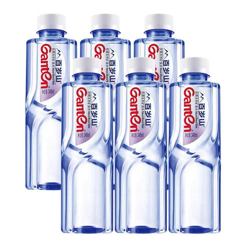 百岁山饮用水6瓶*348ml小瓶便携