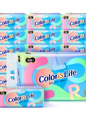 洁柔缤纷软抽无香抽纸 100抽*8包【kl】