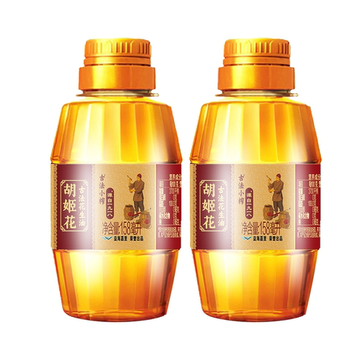 胡姬花古法小榨花生油 158ml*2瓶【kl】
